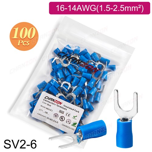 Insulated Wire Connectors Terminal Spade Butt Ring Fork Cable Quick Disconnect - Picture 51 of 70