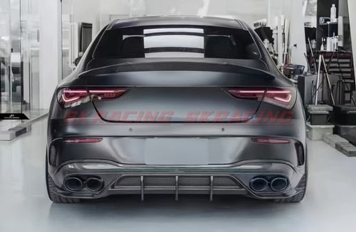 Forged/Carbon Fiber Rear Spoiler Wing Fit Mercedes Benz CLA45 AMG W118 20-23 - Bild 4 von 24