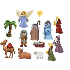 O Holy Night Nativity  Religion / Jesus / Christmas - Craft Sewing Scrap