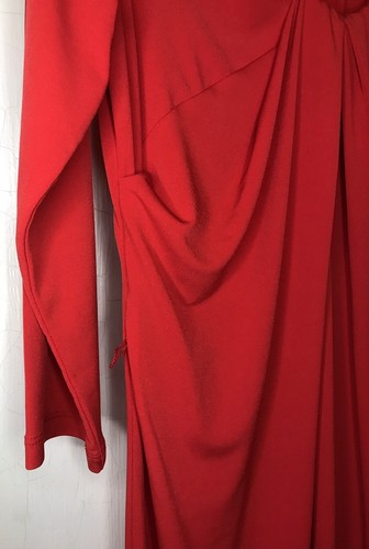 New York & Company Large Red 3/4 Sleeve V-Neck Women’s Bodycon Dress NWT - Picture 6 of 10