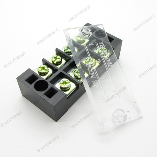 5 × Barrier Terminal Block 25A 600V 4 Pole Position Way TB-2504L for 22-12AWG - Picture 2 of 4