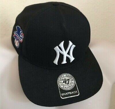 SS15 Supreme x Yankees x 47 brand black 5-panel cap Rare hat SS15 Supreme x Yankees x 47 brand black 5-panel cap Rare hat