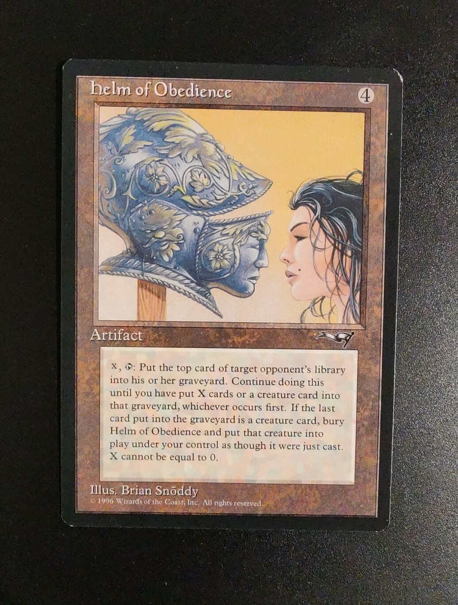 Helm of Obedience - NM - Alliances ALL - MTG Rare Artifact