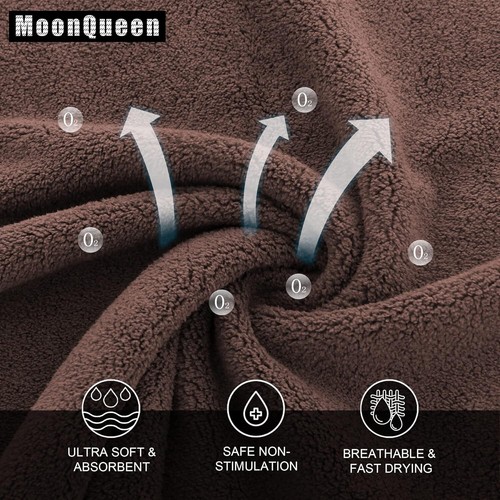 Super Soft Premium Bath Towel Set - Quick Drying - Highly Absorbent Coral Velvet - Picture 105 of 119