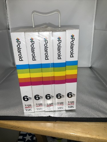 Poloraid VHS T-120 Videokassetten 5 Stück versiegelt  - Bild 1 von 3