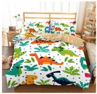 3D Cartoon Dinosaur Colorful Tree Quilt Cover Set Bedding Sets Pillowcases 12