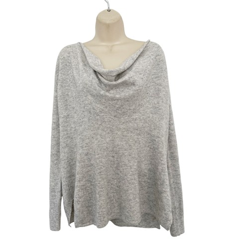 Suéter Joie Mikkeline Para Mujer Talla XS Gris Cuello Capucha en Mezcla de Lana Cachemira - Imagen 1 de 6