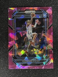 2022-23 NBA PRIZM PINK ICE Ousmane Dieng RC ROOKIE OKC Thunder 224