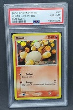 Pokemon PSA 8 NM-MT Numel 57/106 EX Emerald Reverse Holofoil 2005 S#9025