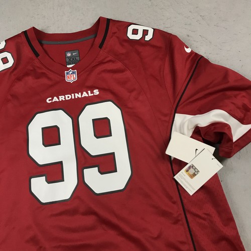 Arizona Cardinals Jersey Mens 2XL XXL Red Nike On Field JJ Watt #99 NFL NWT - Picture 3 of 11