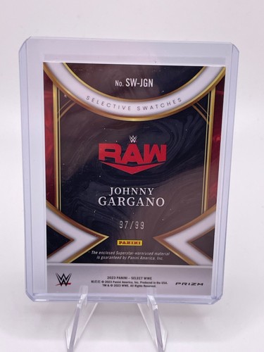 WWE Select 2023 - Panini - Muestras selectivas - Rojo /99 - Johnny Gargano Nº 87 - Imagen 2 de 2