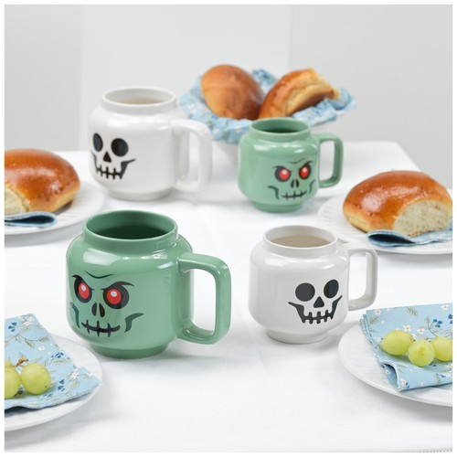 Produkty do przechowywania LEGO: 40460818 Mały kubek ceramiczny 8,6 uncji Zombie NOWY - Zdjęcie 5 z 5
