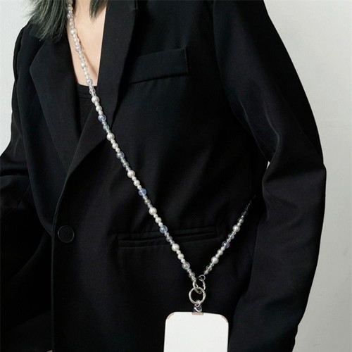 Pearl Mobile Phone Chains Crossbody Phone Lanyard Car Key Accessories - 第 3/7 張圖片