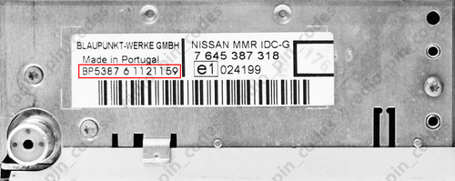 NISSAN RADIO DEKODIEREN PIN CODE JUKE MICRA NAVARA NOTE NV200 QASHQAI X-TRAIL - Bild 5 von 5