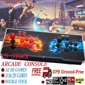 3D-Pandora-Box-3188-In-1-Retro-Video-Games-Button-Double-Stick-Arcade-Console-US