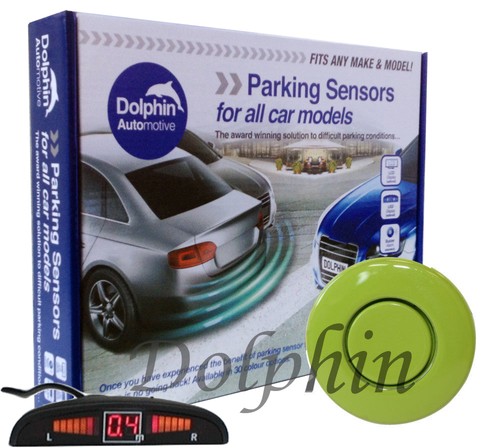 Sensores de estacionamiento Dolphin 4 sensores LED pantalla de tablero DPS450 kit de inversión inversa - Imagen 26 de 34