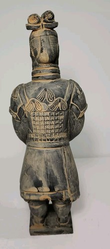 Ethnic Terracotta Warrior Army Soldier 10.5” Figurine Statue Man Sculpture  - Picture 8 of 14
