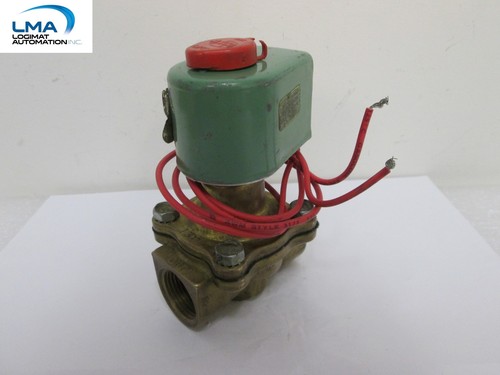 ASCO 8210C35 SOLENOID VALVE 3/4" PIPE 125psi 10.5W 110/120VAC 50/60Hz - Picture 2 of 3