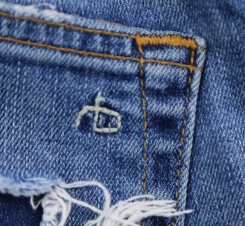 Para mujer Rag & Bone Jeans Dre de altura baja dobladillo ajustado crudo talla 26 (30x29) - Imagen 10 de 10