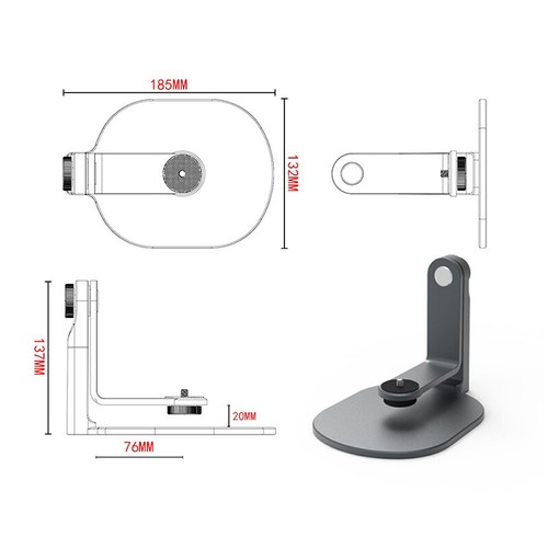 Projector Stand Desktop Mount Adjustable 360° Rotation Holder Stand For Bedside
