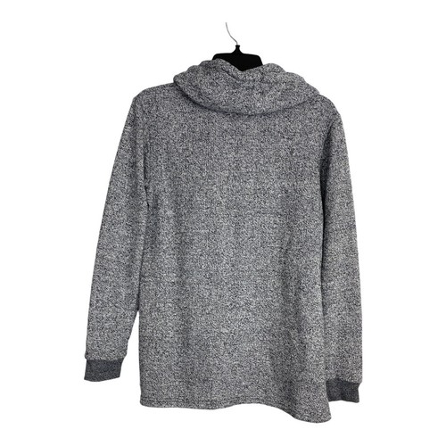 Tommy Hilfiger Womens Shirt Adult Size Small Gray Cowl Neck Fleece Lined Top - Picture 4 of 7