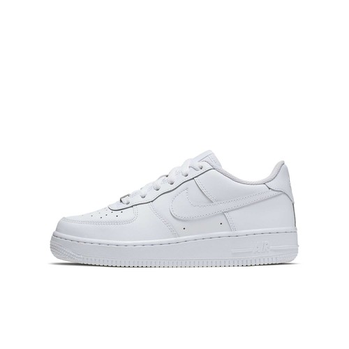 [314192-117] Grade School Nike AIR FORCE 1 LOW 'TRIPLE WHITE (2017) (GS)' - Picture 1 of 6