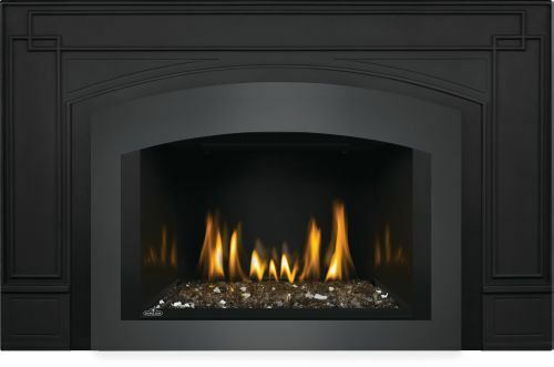 Oakville G3 Gas Fireplace Insert With Porcelain Reflective Radiant