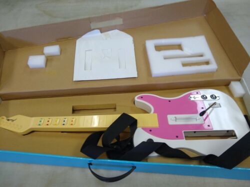 Controlador Guitar Hero Inalámbrico Nyko FrontMan Nintendo Wii ¡Rosa! - Imagen 2 de 3
