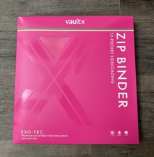 Vault X Pokemon SV9 FIRST EDITION 2025 - 12 Pocket - 480 Cards - Zip Binder SV9