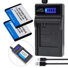 2x BP-70A Battery Slim LCD Charger for Samsung ST100 ST150F ST700 ST6500 TL105