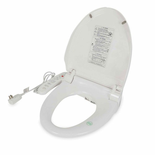 Asiento de inodoro bidé inteligente asiento antibacteriano térmico bidés desodorización automática NUEVO - Imagen 7 de 9