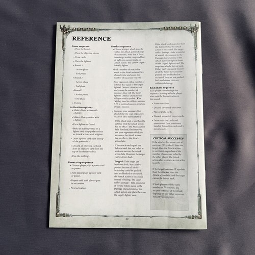Warhammer Underworlds Shadespire Rulebook solo pezzo di ricambio - Foto 2 di 3
