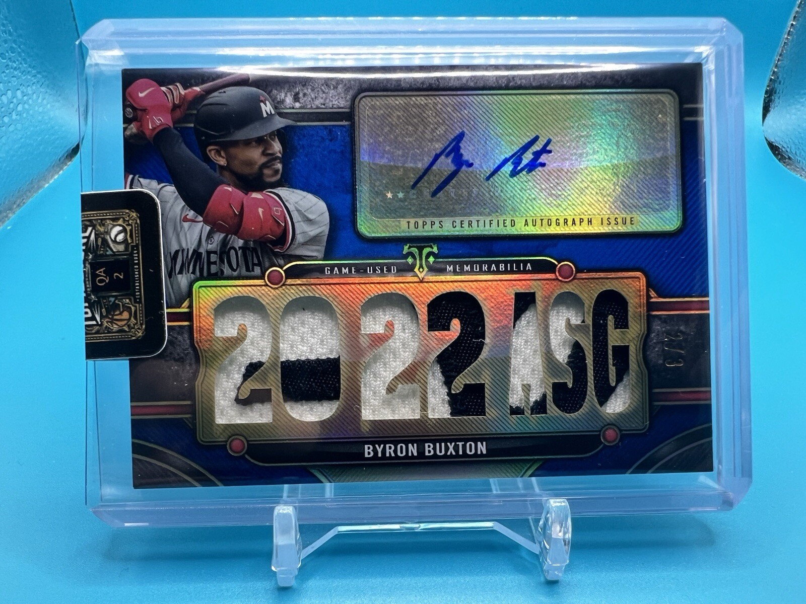 2024 Topps Triple Threads Byron Buxton Game Used Patch Auto /3 Twins