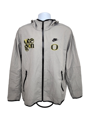 Oregon DUCKS Football TEAM ISSUED Nike TRAVEL JACKET & PANTS SET Men's XL - Picture 2 of 8