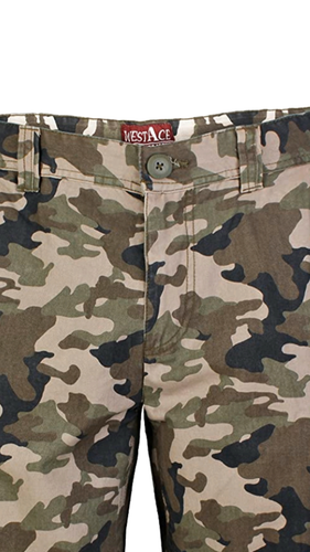 MENS ARMY CASUAL WORK CARGO COMBAT CAMOUFLAGE SHORTS COTTON CHINO HALF PANT CAMO - Video 1 of 1