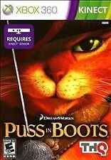 Microsoft XBox 360 Kinect Dreamworks Puss in Boots NEW SEALED