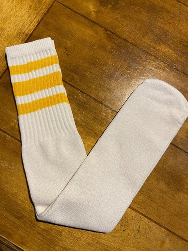 1 Paar SCHLAUCHSOCKEN GESTREIFT 24 ZOLL LANG SOCKEN OLDSCHOOL - Bild 19 von 30