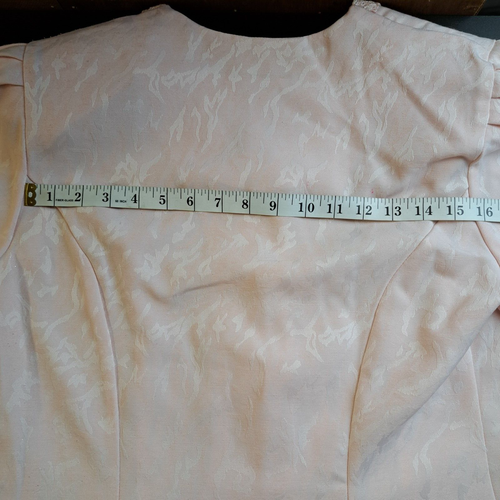 0729 - NWT - Flaw - Light Pink M.H.M. Melissa Harper Size 12 2 Piece Skirt Suit - Picture 19 of 24