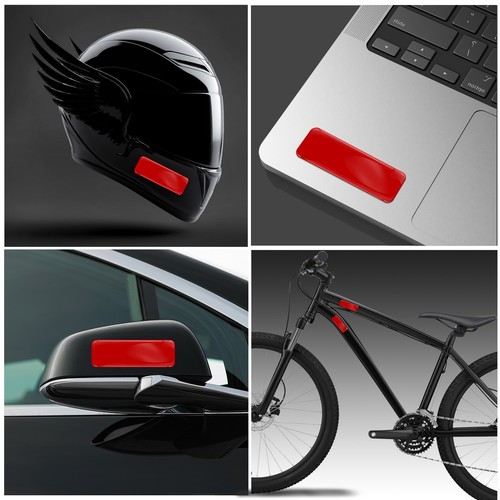 2 x Pegatinas de silicona 3D Doming pegatinas de coche insignia moto bicicleta casco portátil - Imagen 15 de 24