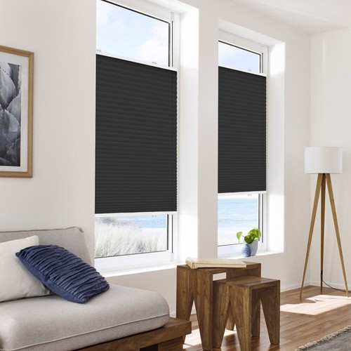 Plissee ohne Bohren Klemmfix Sonnen-, Sicht- & Blickdicht für Fenster & Tür - Bild 8 von 37