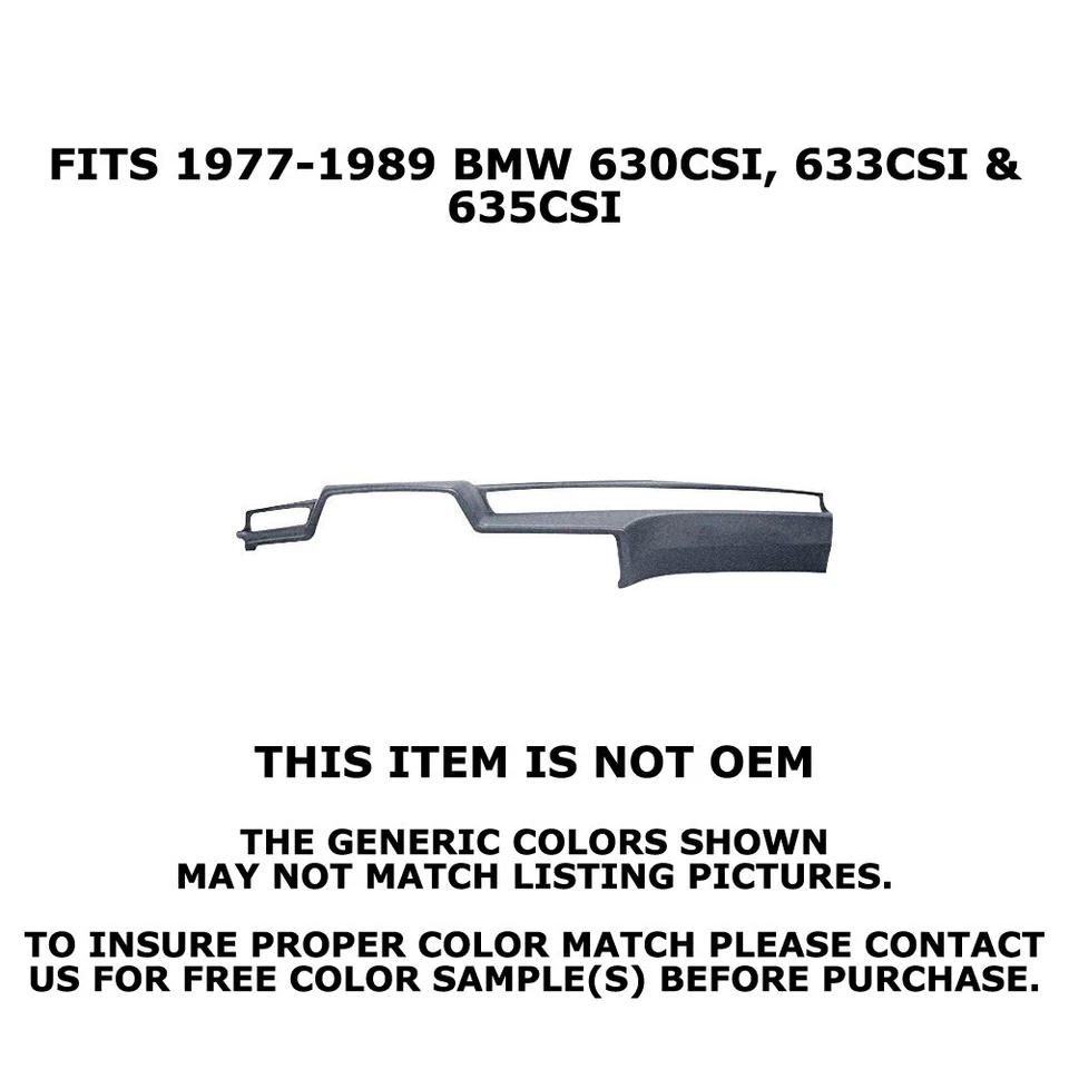 Cubierta de tablero gris pizarra Coverlay 21-624LL-SGR para BMW 635CSi 1985-1988 Foto 2 de 4