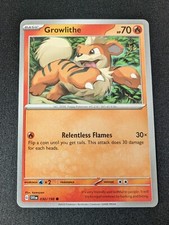 GROWLITHE Pokemon Scarlet & Violet 030/198