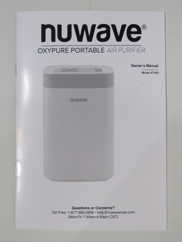 Nuwave 47402 Oxypure tragbarer Luftreiniger Reiniger Home Office Reisen Neu aus altem Lagerbestand - Bild 3 von 8