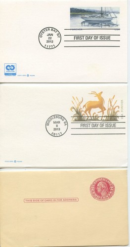 FDC, POSTAL CARDS WITH REPLY CARD - Picture 8 of 9