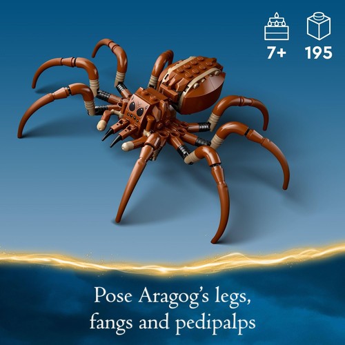 LEGO Harry Potter Aragog in The Forbidden Forest, Spider Toy Playset for Kids, H - Picture 3 of 7