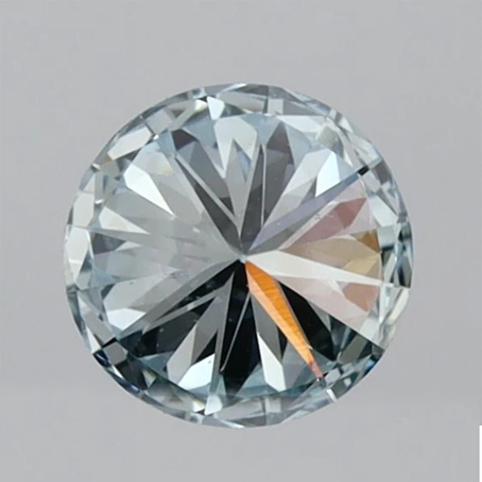 IGI Certified 0.55ct Green/Blue SI1 Clarity Round Cut Lab Grown CVD Diamond - Image 4 of 4