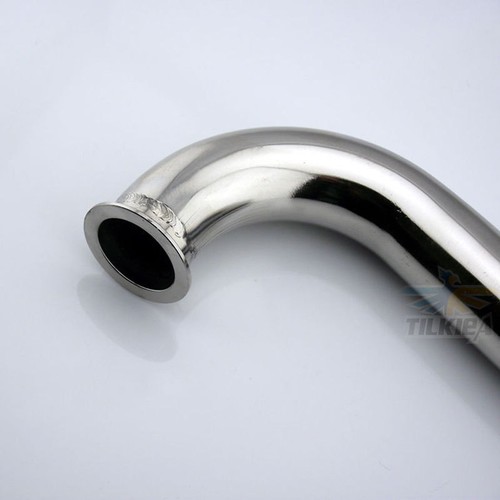 Stainless steel 105 degree header 7/8" 22mm for Zenoah gas marine engine rc boat - Picture 2 of 2