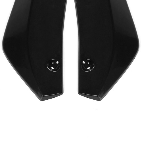 Coppia candette diffusore labbro posteriore nero lucido adatte per BMW F30 F31 F32 - Foto 12 di 12