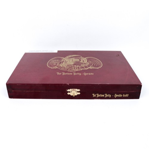 Lot of 5 Fat Bottom Betty Gordito Empty Wood Cigar Box 10.5" x 7" x 1.5" - Picture 6 of 12
