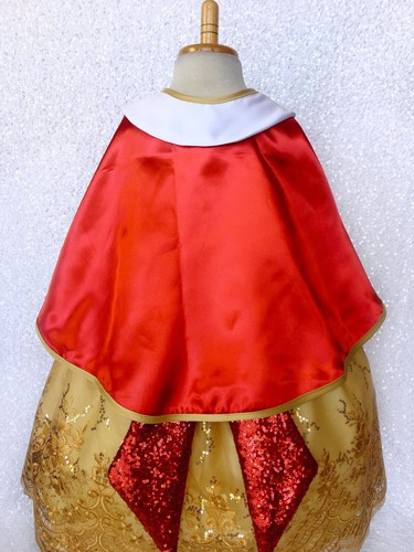 Sleeveless Snow White Inspired Halloween Dress Costume Pageant Birthday 2 4 6 8 - Picture 9 of 10